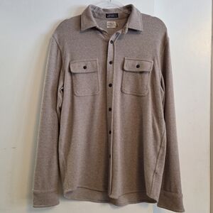 FAHERTY Legend Timber Twill Button Front Shirt Medium